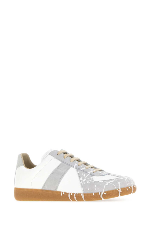 Two-tone leather Replica sneakers MAISON MARGIELA (S57WS0517P7799)