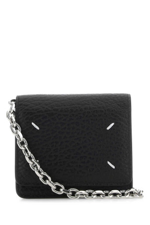 Black leather card holder MAISON MARGIELA (SA3UI0009P4455)