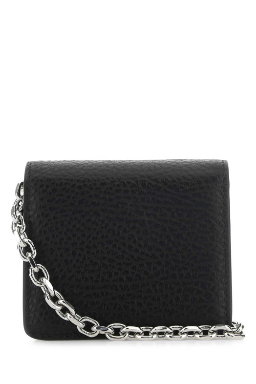 Black leather card holder MAISON MARGIELA (SA3UI0009P4455)