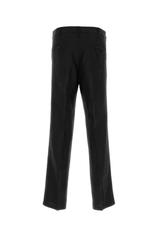 Black linen pant Black PRADA (UP0351SOOO19VM)
