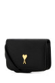 Black leather Paris Paris crossbody bag AMI (USL102AL0036)