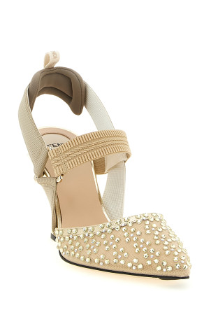 'Colibrì' slingback Beige