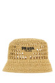 Raffia bucket hat PRADA (1HC1372C2T)