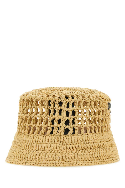 Raffia bucket hat PRADA (1HC1372C2T)