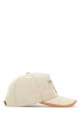 Melange sand cotton blend baseball cap PRADA (2HC179ZPX)