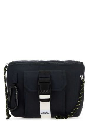 Navy blue canvas Trek belt bag Denim A.P.C. (PAAFHH62219)