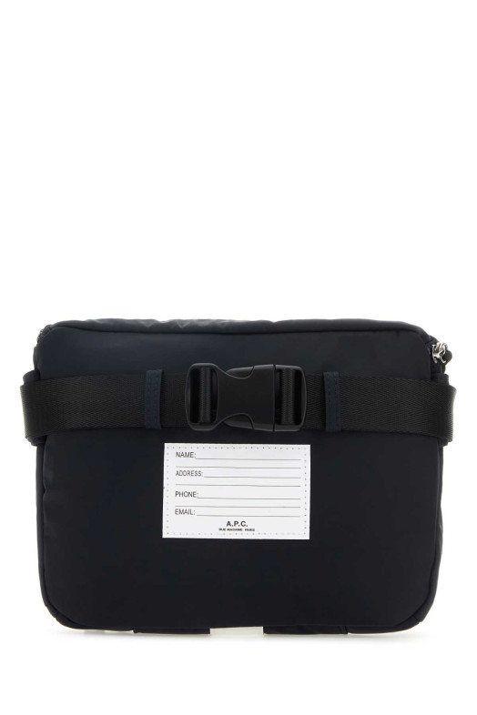 Navy blue canvas Trek belt bag Denim A.P.C. (PAAFHH62219)