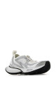 Двухцветные кроссовки Circuit из сетки и ткани, бело-черные, BALENCIAGA (793944WFLGY)
