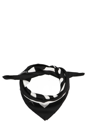 'Animalier’ scarf Black-grey
