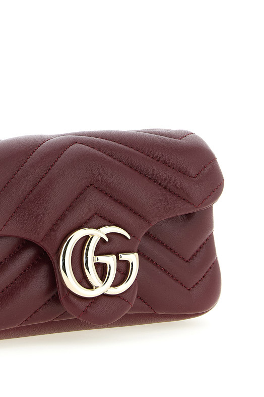 'GG Marmont' mini shoulder bag Red