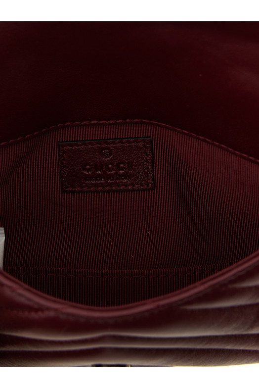'GG Marmont' mini shoulder bag Red
