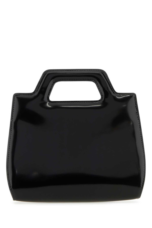 Black leather mini Wanda handbag Black SALVATORE FERRAGAMO (213485760348)