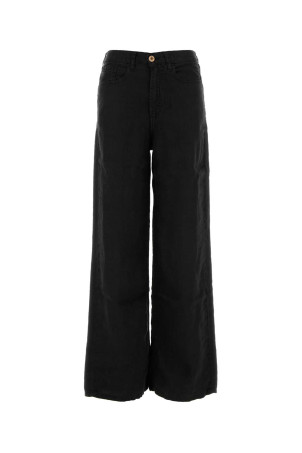 Black linen Skater wide-leg pant Black LOIS (32277596)