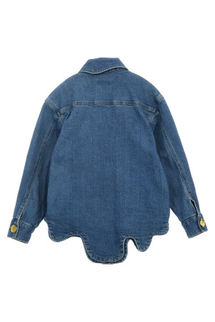 Деталь ґудзика на піджаку Синій MOSCHINO KID TEEN (HDC01PN0Z83MEDIUMBLUE) Деталь ґудзика на піджаку Синій MOSCHINO KID TEEN (HDC01PN0Z83MEDIUMBLUE)