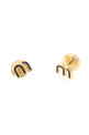 Black metal earrings Black MIU MIU (5JO9112F6T)