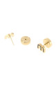 Black metal earrings Black MIU MIU (5JO9112F6T)