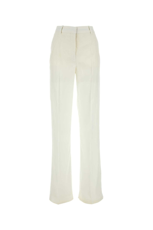 White viscose wide-leg pant STELLA McCARTNEY (6007393CU351)