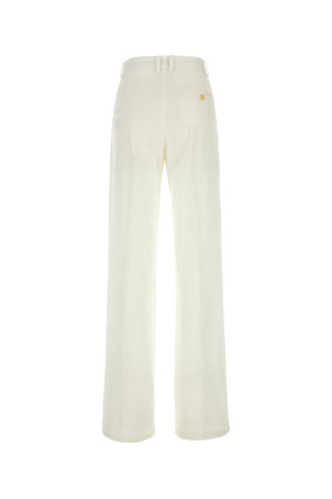 White viscose wide-leg pant STELLA McCARTNEY (6007393CU351)