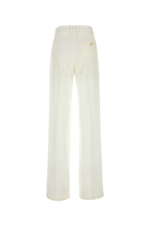 White viscose wide-leg pant STELLA McCARTNEY (6007393CU351)