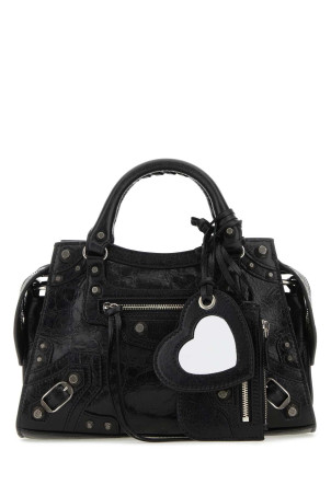 Black nappa leather Neo Cagole XS handbag Black BALENCIAGA (700940210B0)