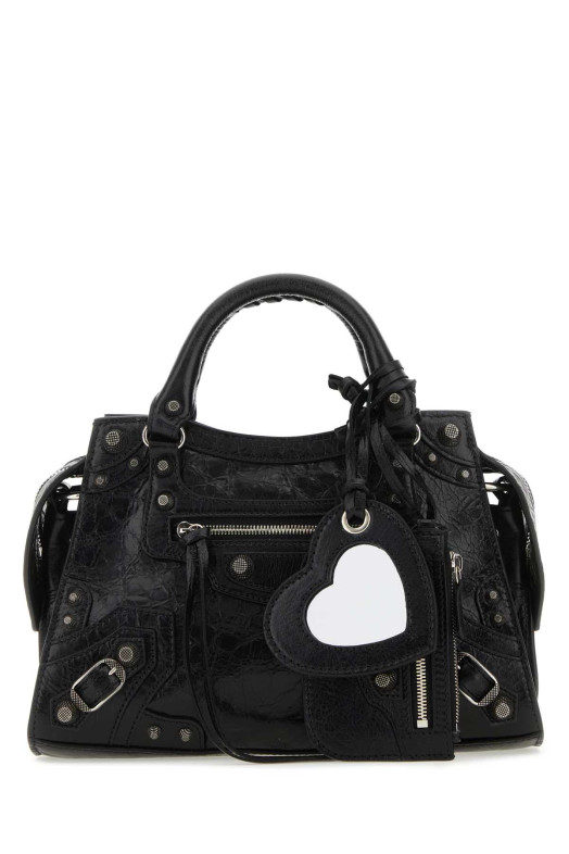 Black nappa leather Neo Cagole XS handbag Black BALENCIAGA (700940210B0)