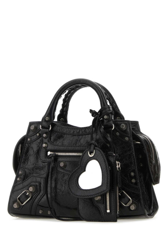 Black nappa leather Neo Cagole XS handbag Black BALENCIAGA (700940210B0)