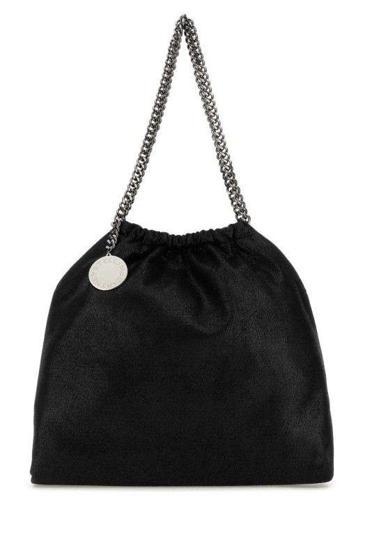 Black shaggy deer medium Falabella shoulder bag Black STELLA McCARTNEY (7B0180W9132)