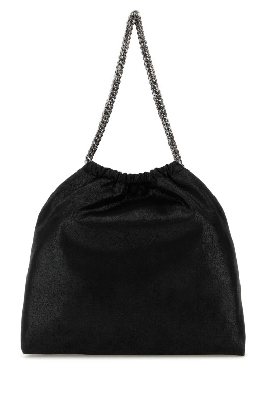 Black shaggy deer medium Falabella shoulder bag Black STELLA McCARTNEY (7B0180W9132)