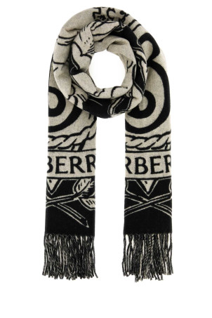Embroidered cashmere scarf BURBERRY (8109372)