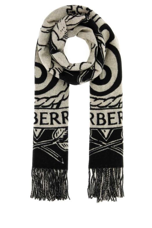 Embroidered cashmere scarf BURBERRY (8109372)