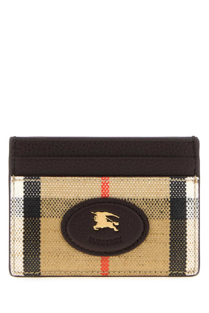 Printed canvas card holder BURBERRY (8112285)
