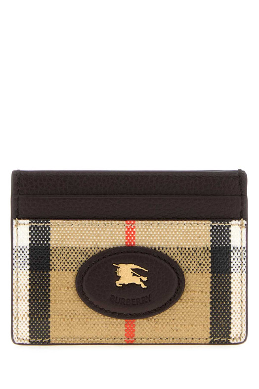 Printed canvas card holder BURBERRY (8112285)