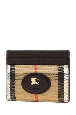 Printed canvas card holder BURBERRY (8112285)