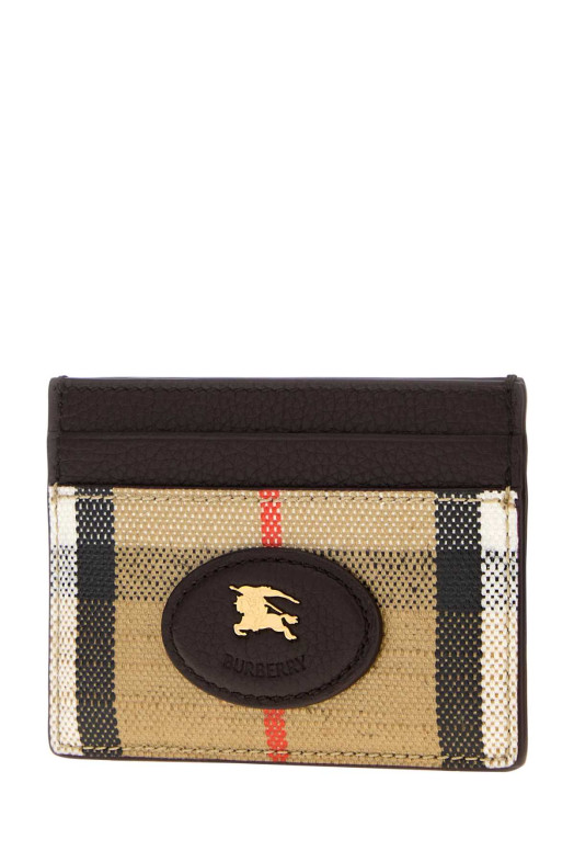 Printed canvas card holder BURBERRY (8112285)