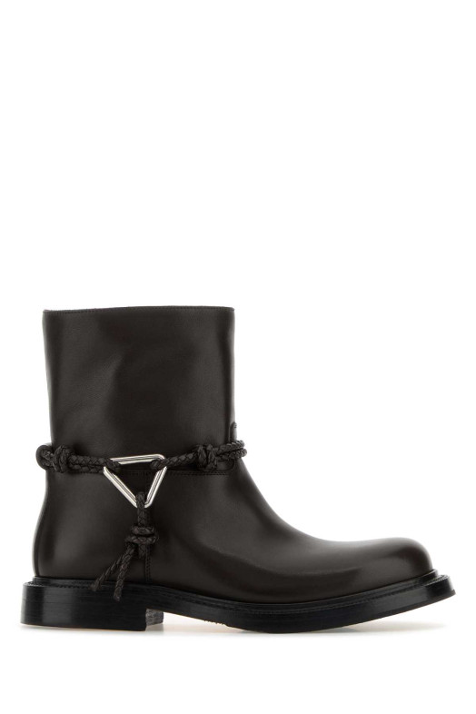 Dark brown leather James ankle boots BOTTEGA VENETA (843951V60E0)