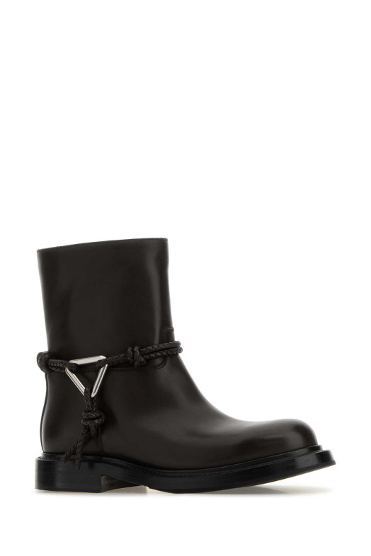 Dark brown leather James ankle boots BOTTEGA VENETA (843951V60E0)