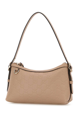 Powder leather shoulder bag GUCCI (847450AAFDV)