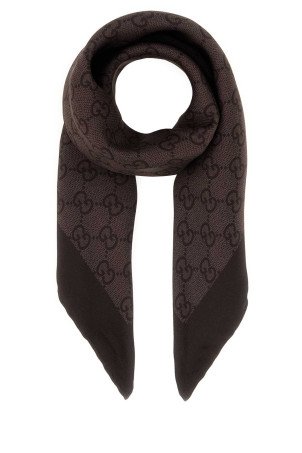 Printed silk foulard Leopard GUCCI (8652573G001)