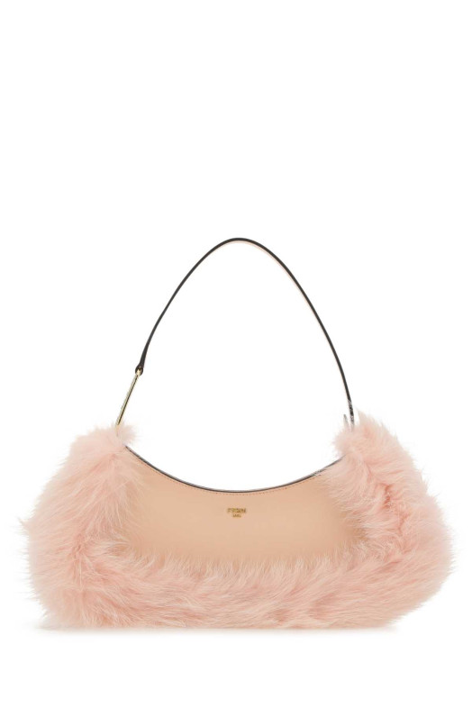 Pink leather Fendi O Lock Swing handbag FENDI (8BS068ALS9)
