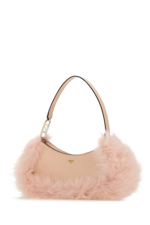 Pink leather Fendi O Lock Swing handbag FENDI (8BS068ALS9)