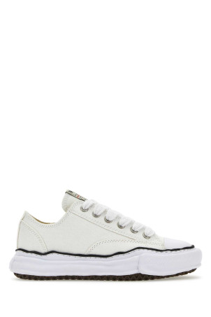 Ivory canvas sneakers White MAISON MIHARA YASUHIRO (A01FW702)