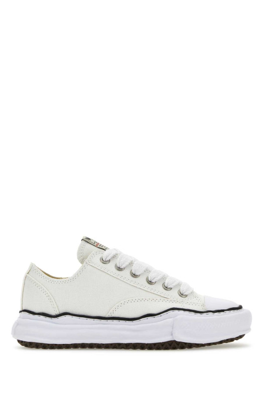 Ivory canvas sneakers White MAISON MIHARA YASUHIRO (A01FW702)