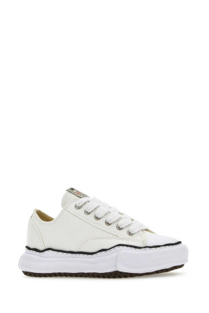 Ivory canvas sneakers White MAISON MIHARA YASUHIRO (A01FW702)