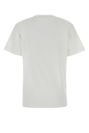 White cotton t-shirt White COMME DES GARCONS PLAY (AXT304051)