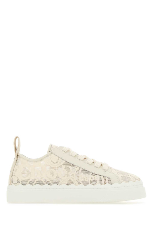 Ivory lace Lauren sneakers CHLOE (CHC19U108D2)