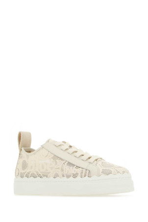 Ivory lace Lauren sneakers CHLOE (CHC19U108D2)