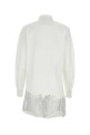 White cotton shirt mini dress JW ANDERSON (DR0416PG0047)