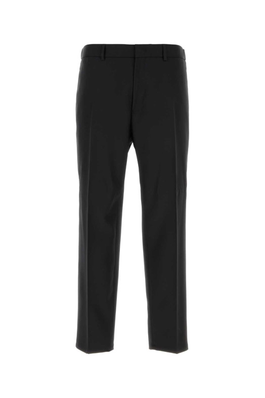 Black polyester pant JIL SANDER (J21KA0011J70001)