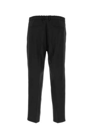 Black polyester pant JIL SANDER (J21KA0011J70001)