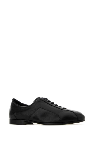 Black leather  Hamburg lace-up shoes JIL SANDER (J32WQ0040P7696)